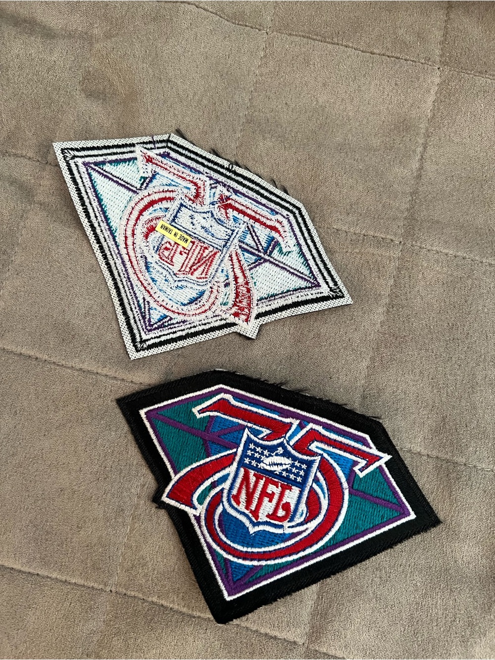 Official NFL 75th Anniversary Diamond Logo Patch 1994 - Picture 2 of 2